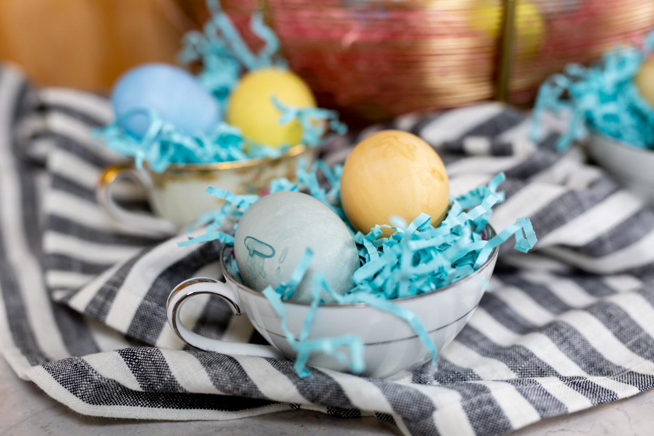 How to Make Natural TeaDyed Easter Eggs HGTV